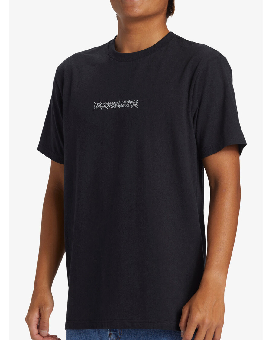 Quik Silver Razor Short Sleeve Saturn T-Shirt - Black