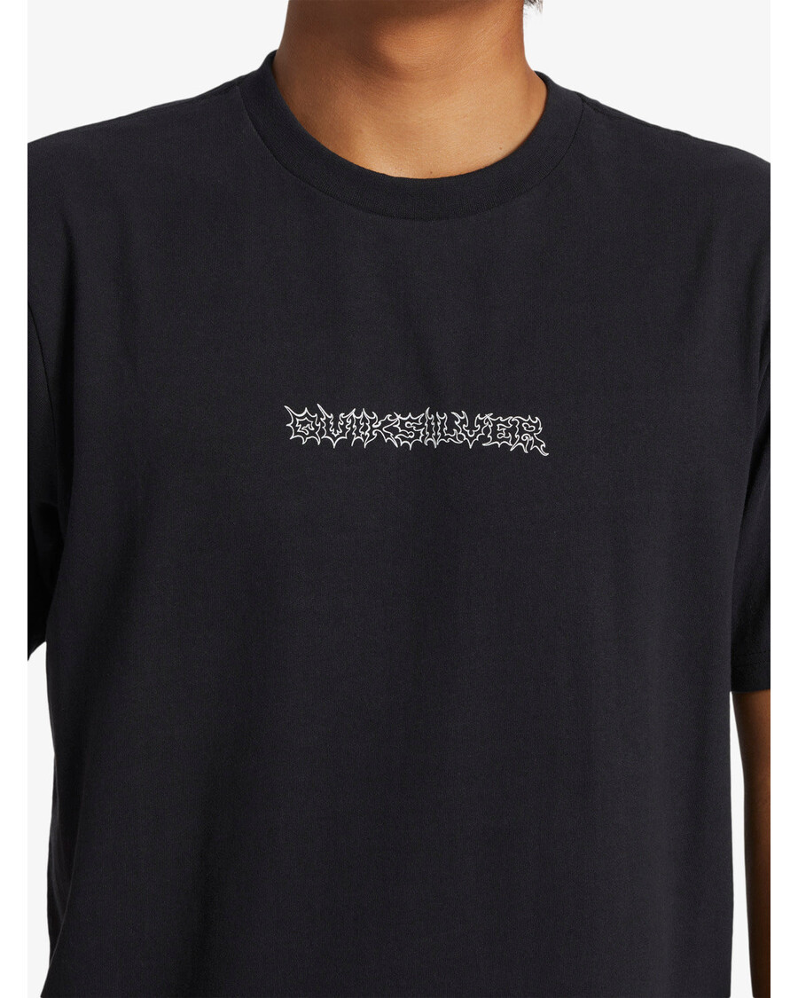 Quik Silver Razor Short Sleeve Saturn T-Shirt - Black