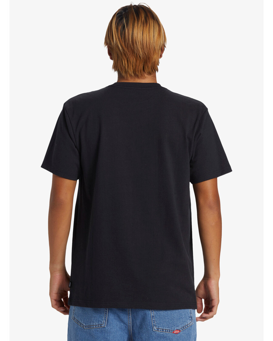 Quik Silver Razor Short Sleeve Saturn T-Shirt - Black