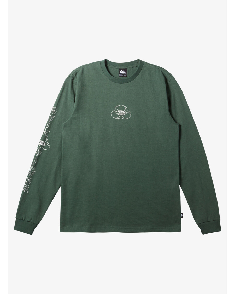 Quiksilver Biohazard חולצת סאטורן עם שרוולים ארוכים - יער
