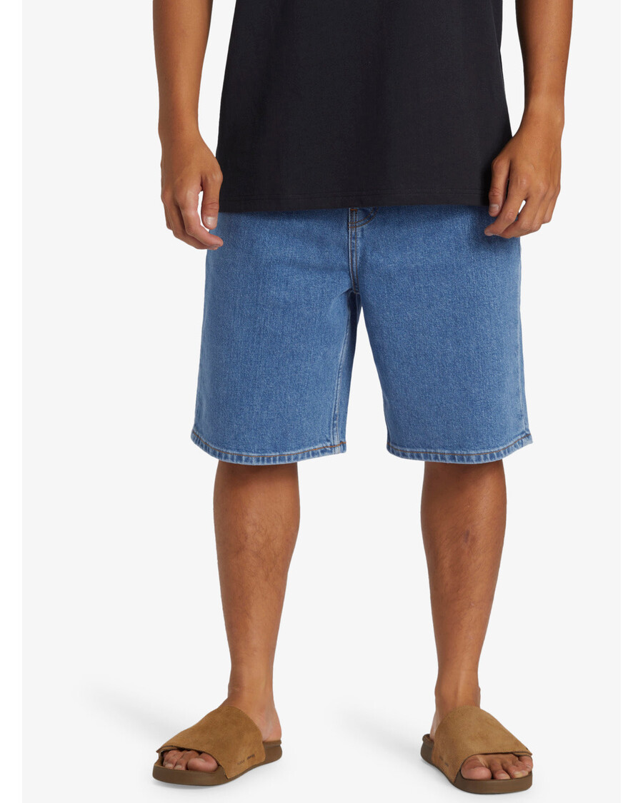 Quiksilver Saturn Baggy Denim šortky - 2001 Stonewash