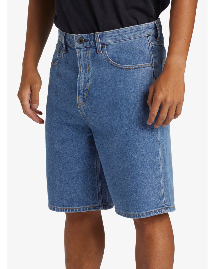 Quiksilver Saturn Baggy Denim šortky - 2001 Stonewash