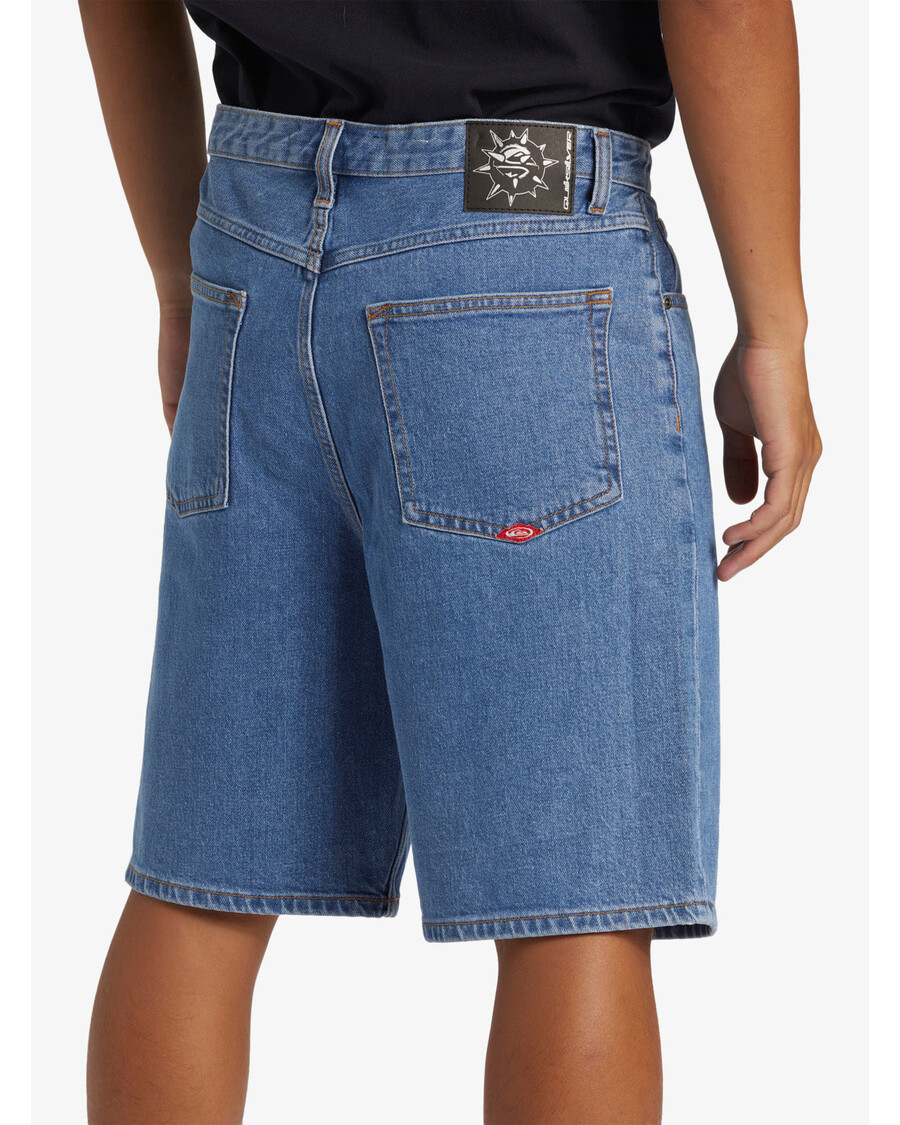 Quiksilver Saturn Baggy Denim šortky - 2001 Stonewash