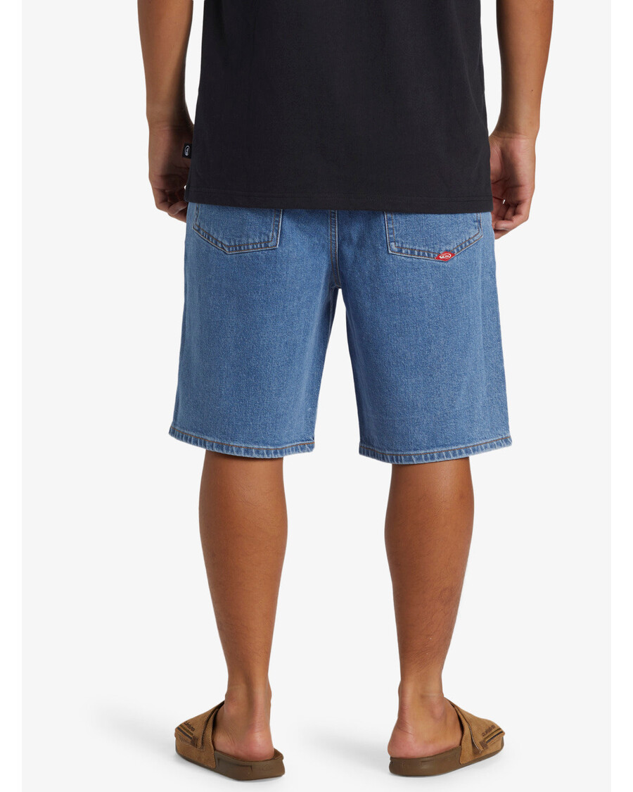 Quiksilver Saturn Baggy Denim šortky - 2001 Stonewash