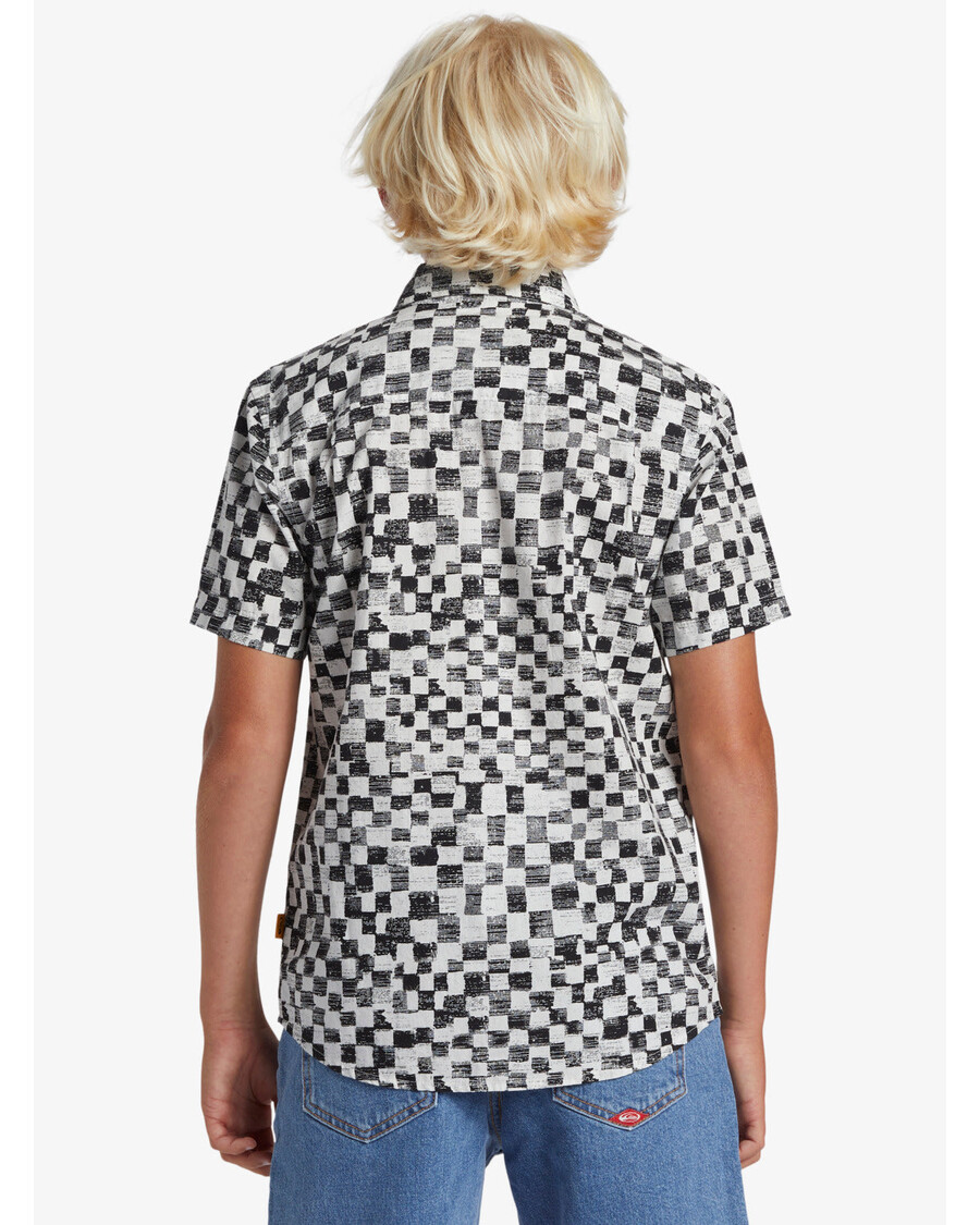 Quiksilver Chlapci 8-16 Saturn Skresľujú Košeľa S Krátkym Rukávom - čierna Ortuť Ss Mládež