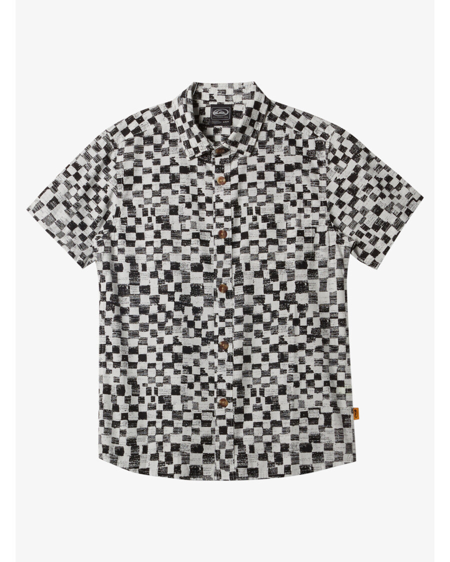 Quiksilver Chlapci 8-16 Saturn Skresľujú Košeľa S Krátkym Rukávom - čierna Ortuť Ss Mládež