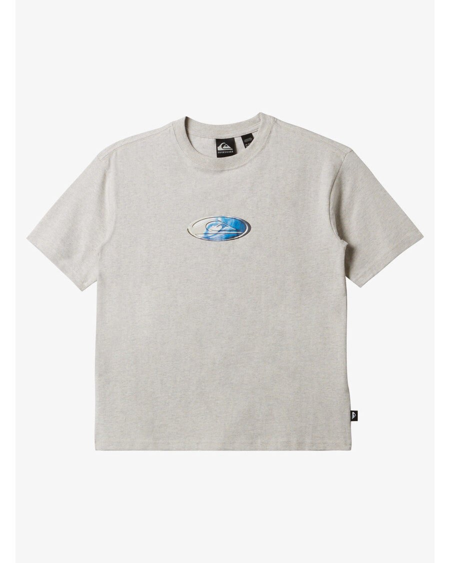Quik Silver Boys 8-16 N.A.R T-Shirt - Snow Heather