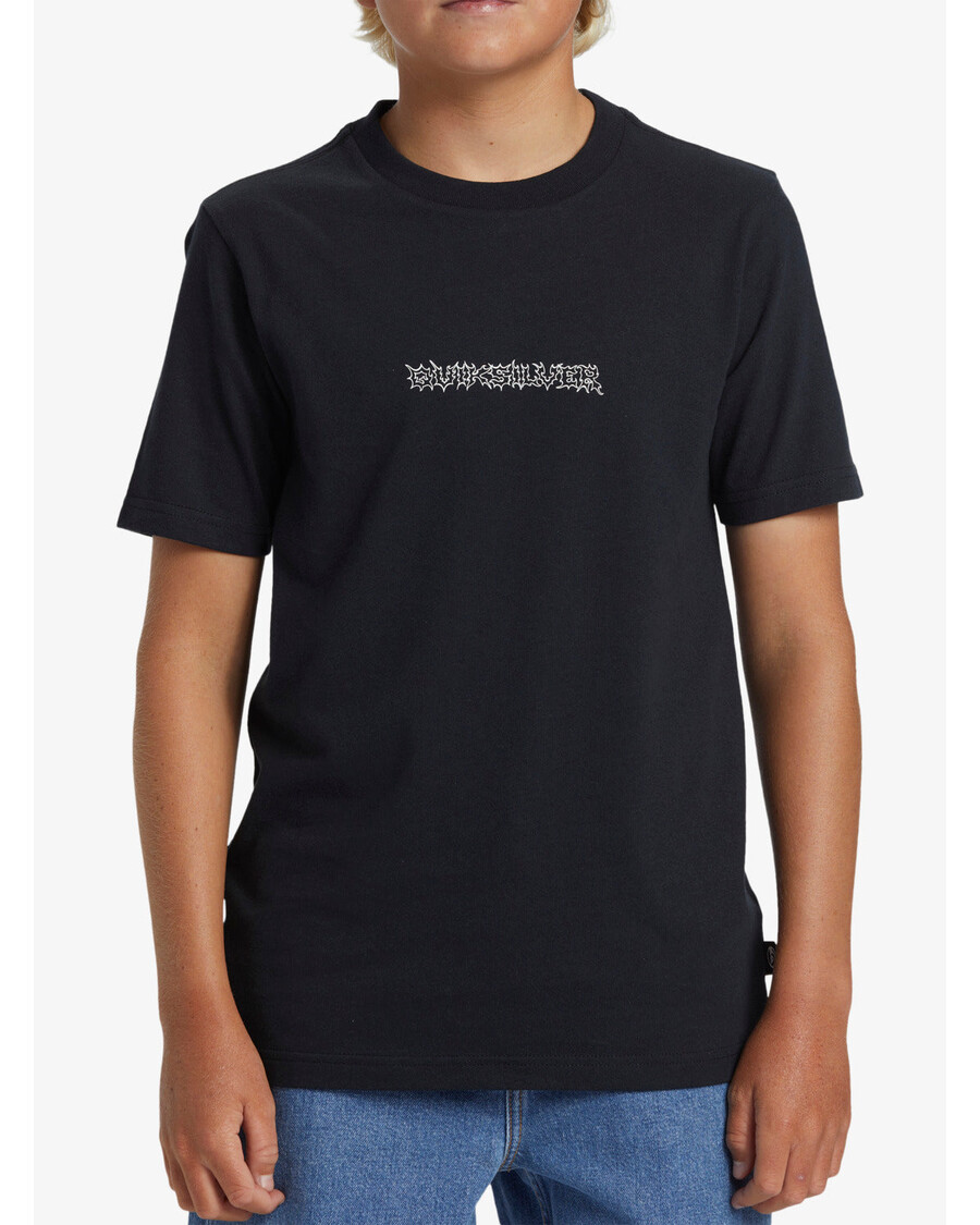 クイックシルバー ボーイズ 8-16 レイザー T シャツ - ブラック