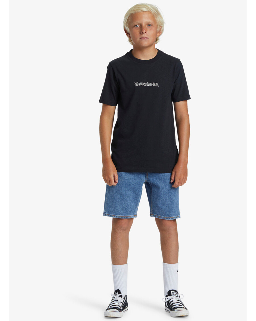 クイックシルバー ボーイズ 8-16 レイザー T シャツ - ブラック
