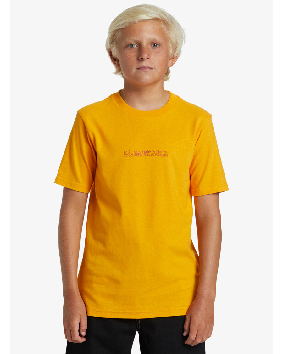 חולצת טי Quiksilver בנים 8-16 - צהוב זוהר