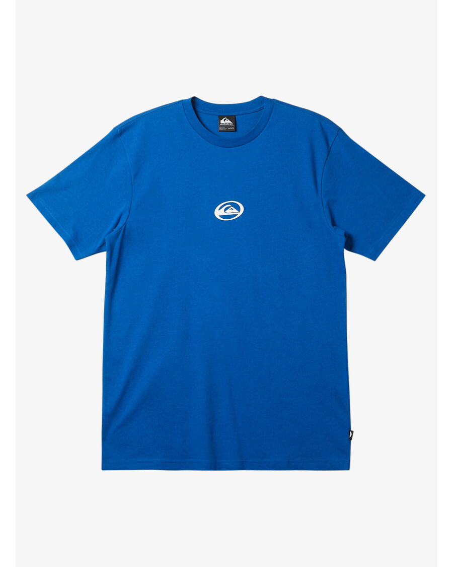 Quiksilver Saturn Logo Dna Tričko - Monaco Blue