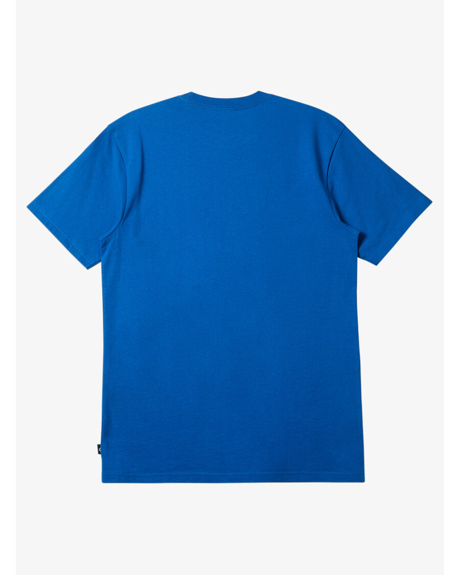 Quiksilver Saturn Logo Dna Tričko - Monaco Blue