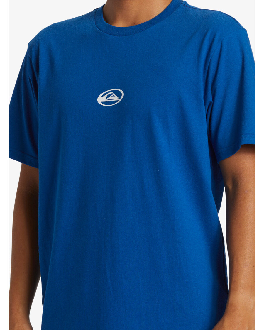 Quiksilver Saturn Logo Dna Tričko - Monaco Blue