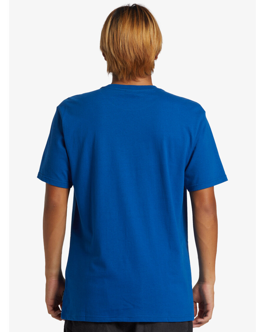 Quiksilver Saturn Logo Dna Tričko - Monaco Blue