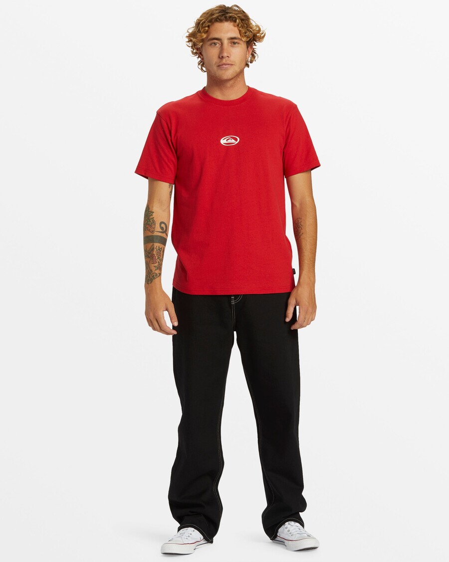 Quik Silver Saturn Logo DNA T-Shirt -