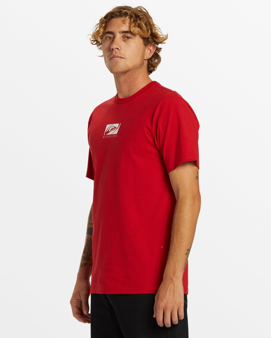 Quik Silver Cropped Oversized T-Shirt -