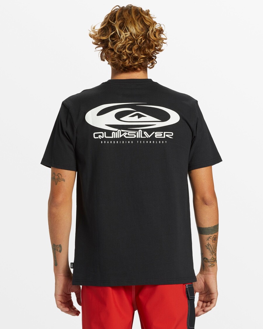 חולצת טי אוברסייז Quik כסף Orbital -