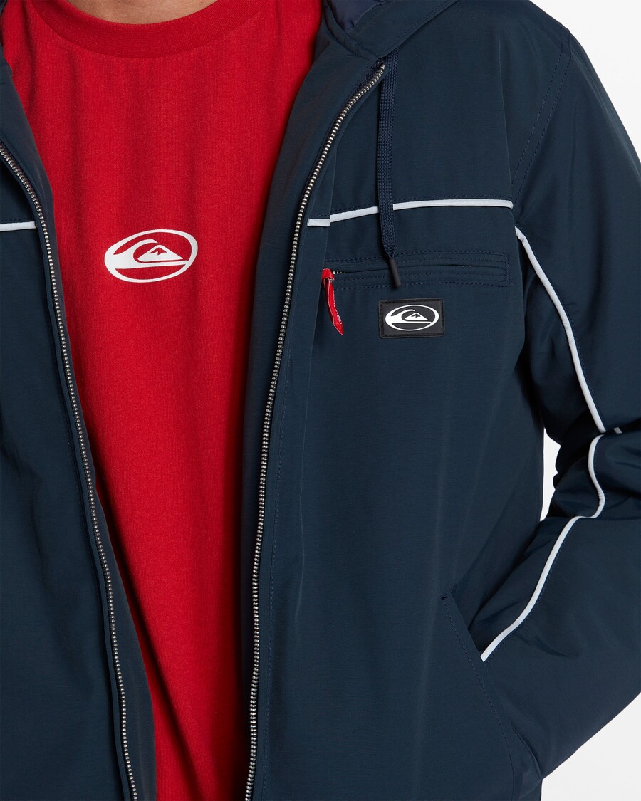 Quik Silver Saturn Hood Waterproof Jacket - Dark Navy