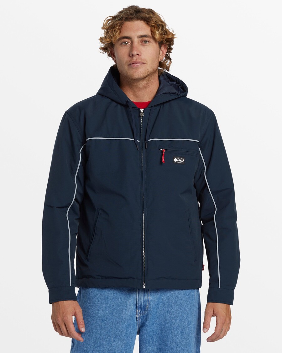 ג'קט עמיד למים Quiksilver Saturn - כהה כהה