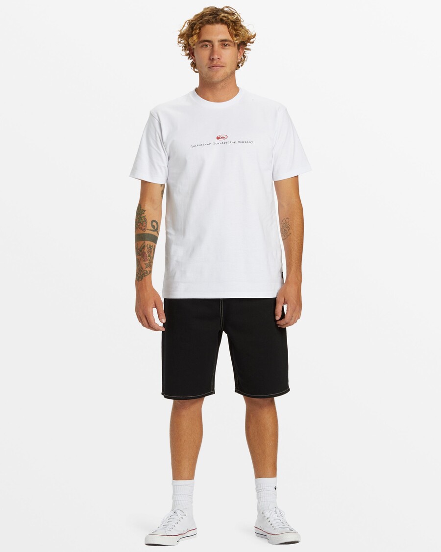 Quiksilver شورت جينز فضفاض - ساتورن