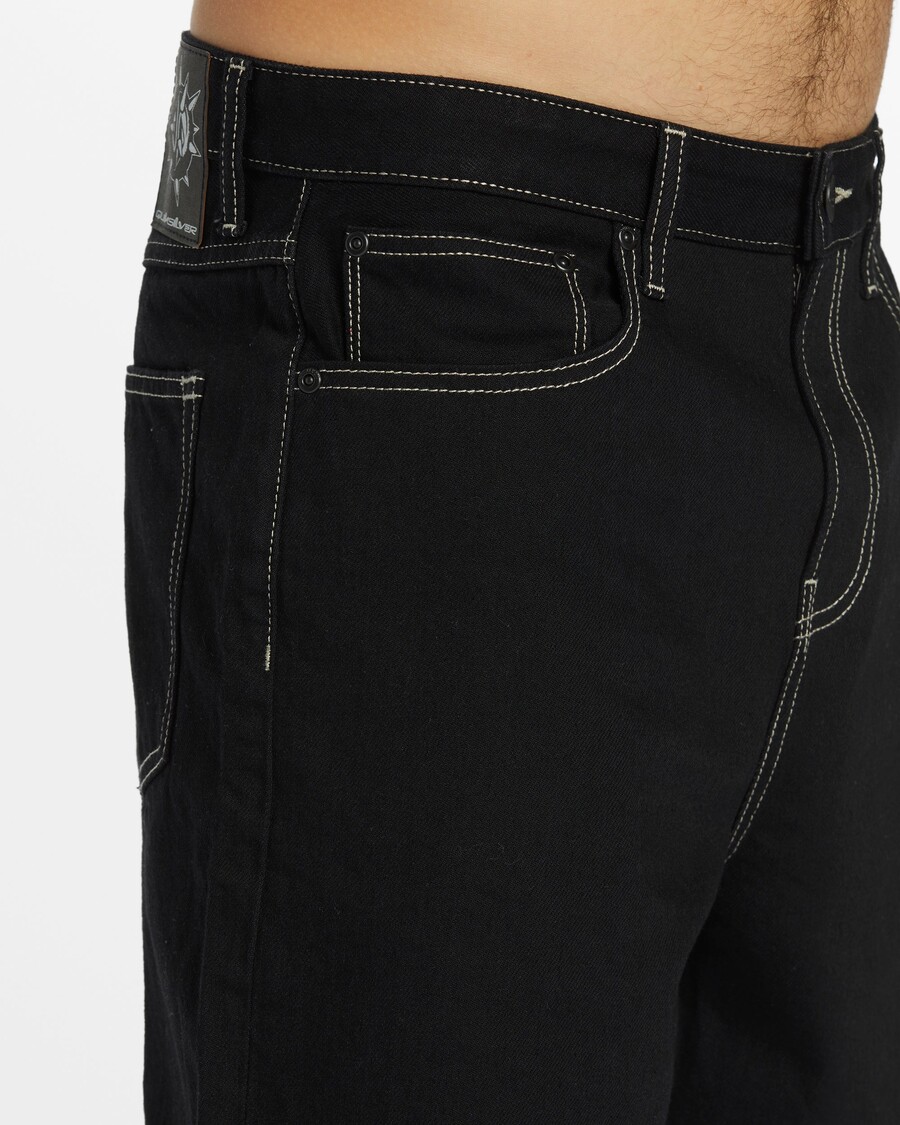 Quiksilver شورت جينز فضفاض - ساتورن