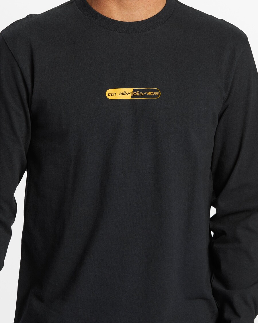 куик силвер пиллс мајица дугих рукава - црна