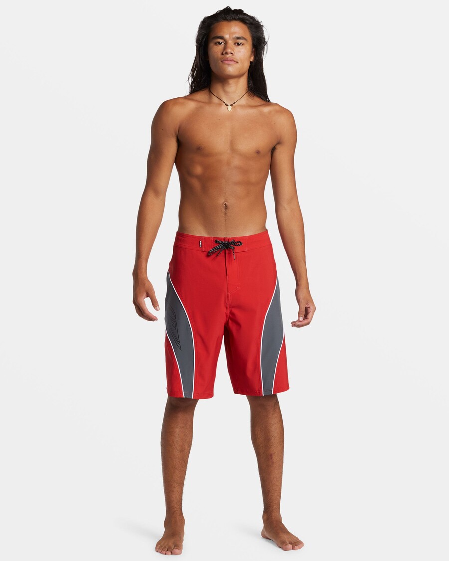 Quik Silver Mercury Slash Panel 20" Boardshorts - Salsa