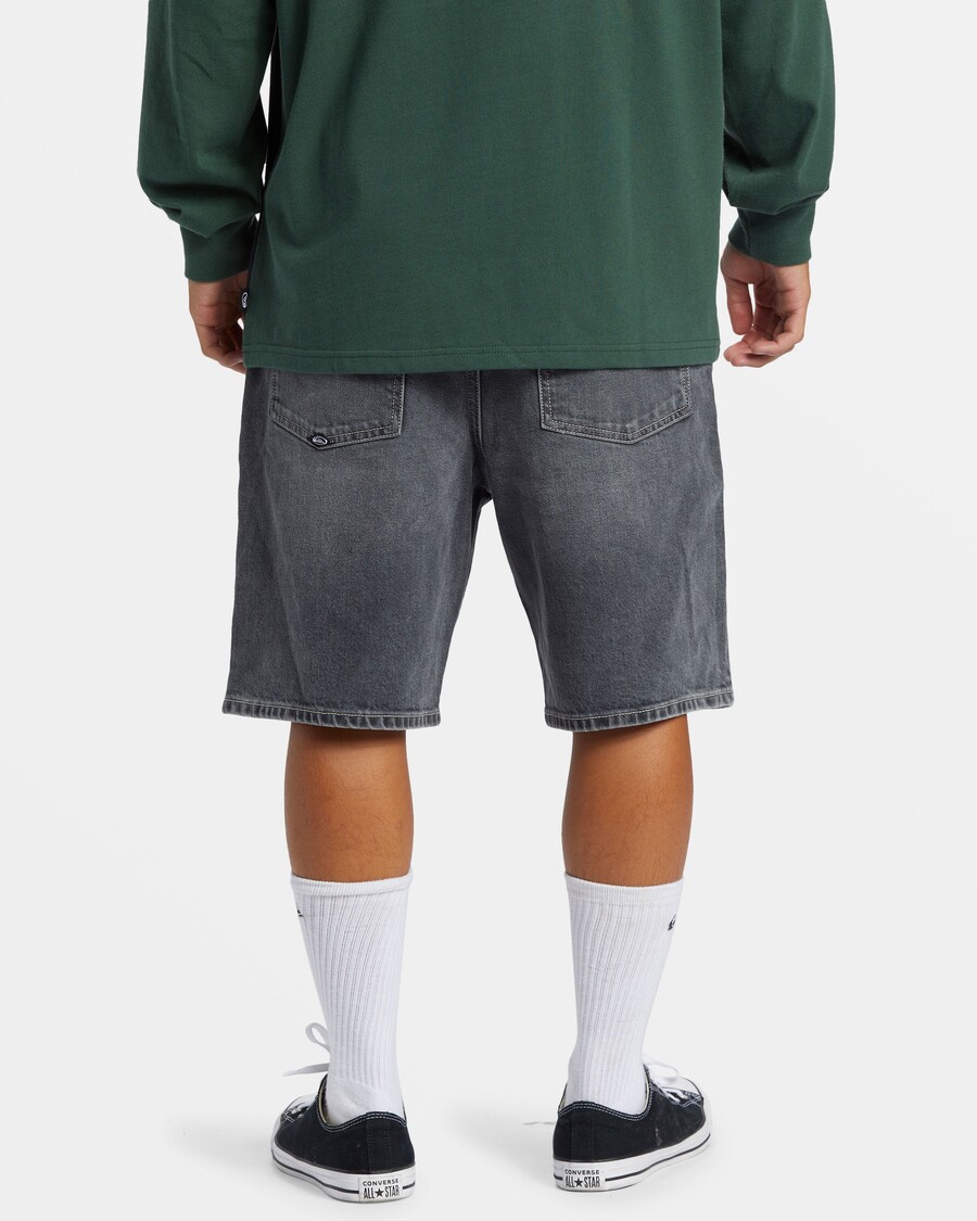 Quik Silver Mercury Denim Shorts - Forest Night