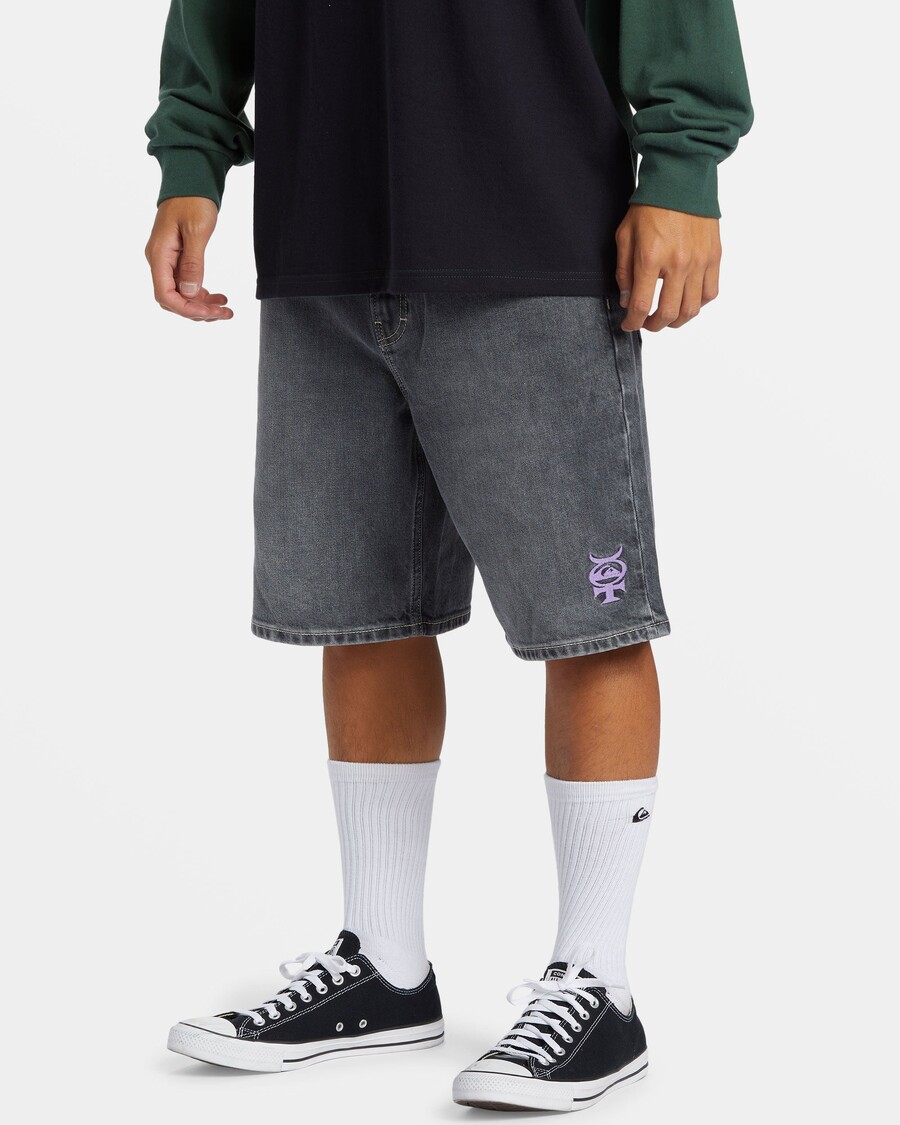 Quik Silver Mercury Denim Shorts - Forest Night