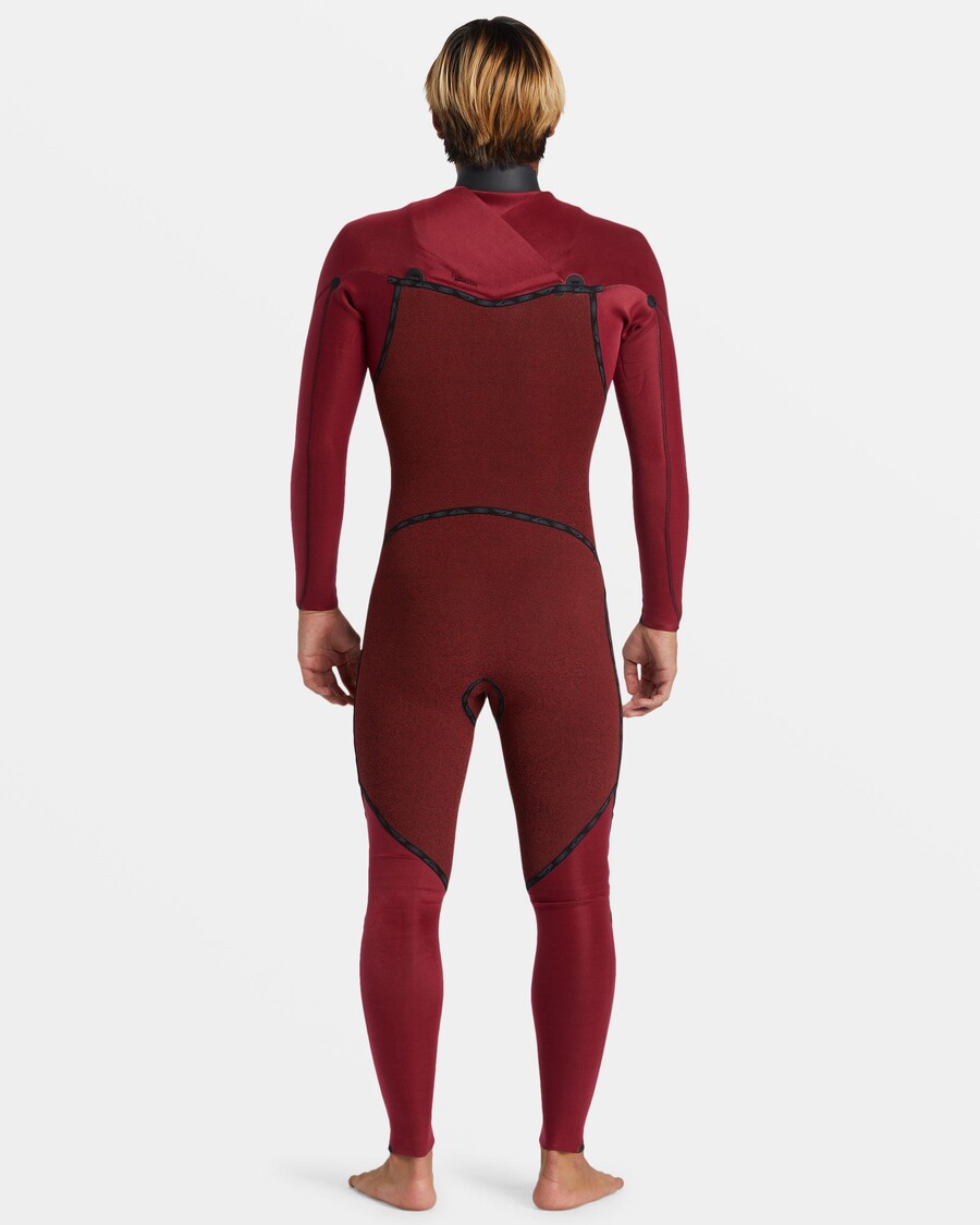 Quiksilver 3/2mm Ortuťový Zips Na Hrudi Gbs Neoprénový Oblek - čierny