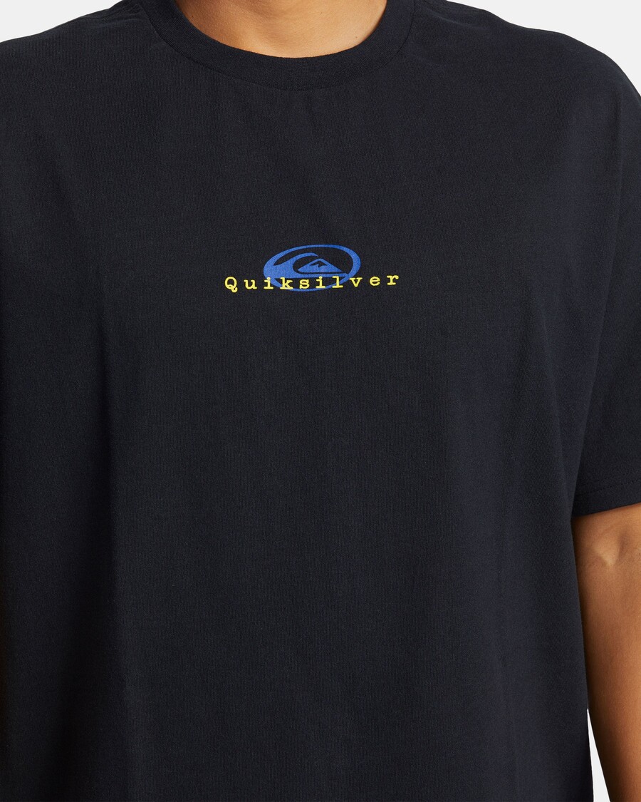 Quiksilver Termal Logolu Tişört - Siyah