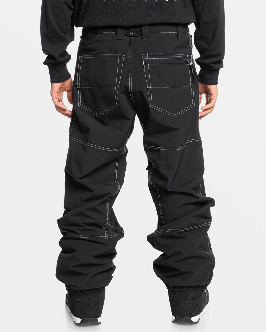 מכנסי שלג Quicksilver Mercury Live Wire - שחור אמיתי