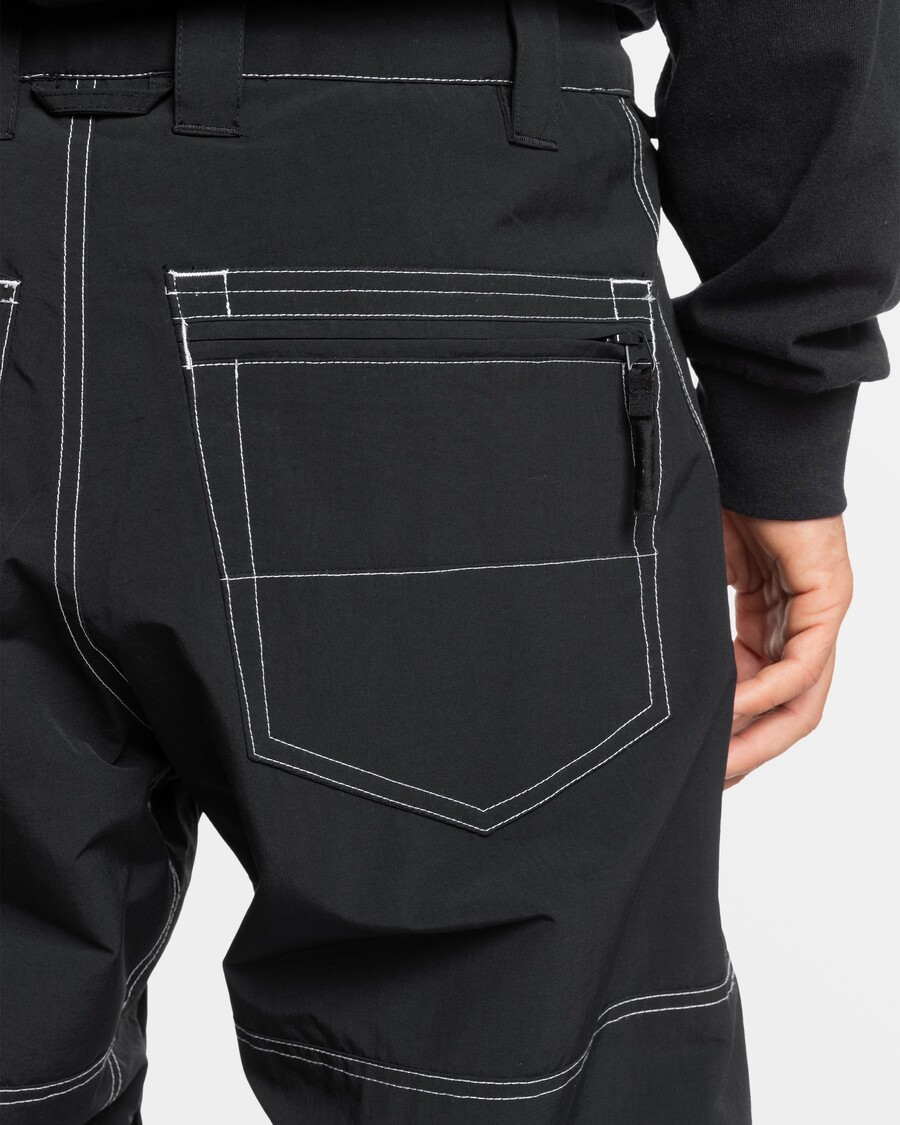 מכנסי שלג Quicksilver Mercury Live Wire - שחור אמיתי