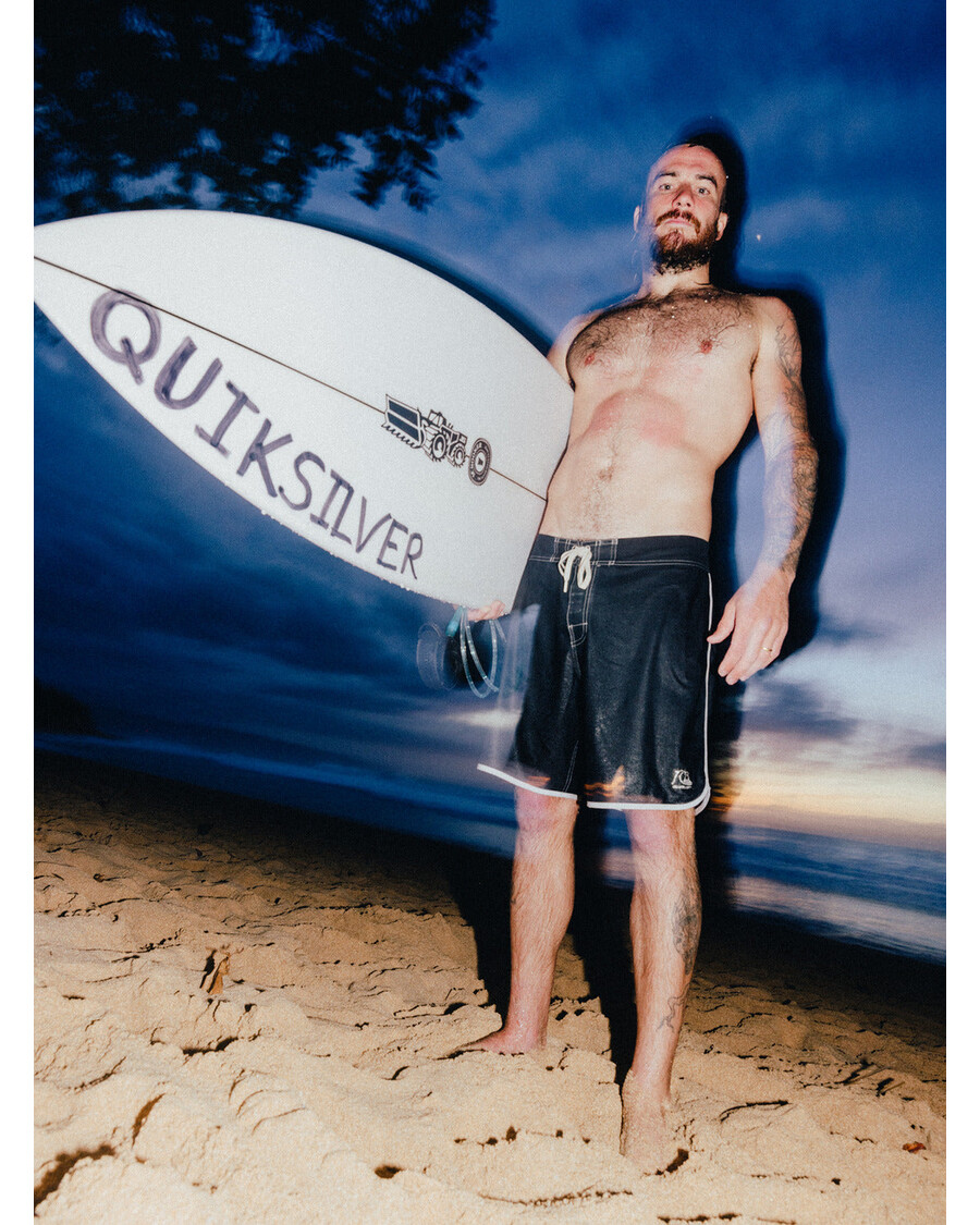 Quik Silver Original Scallop 18" Boardshorts - Black