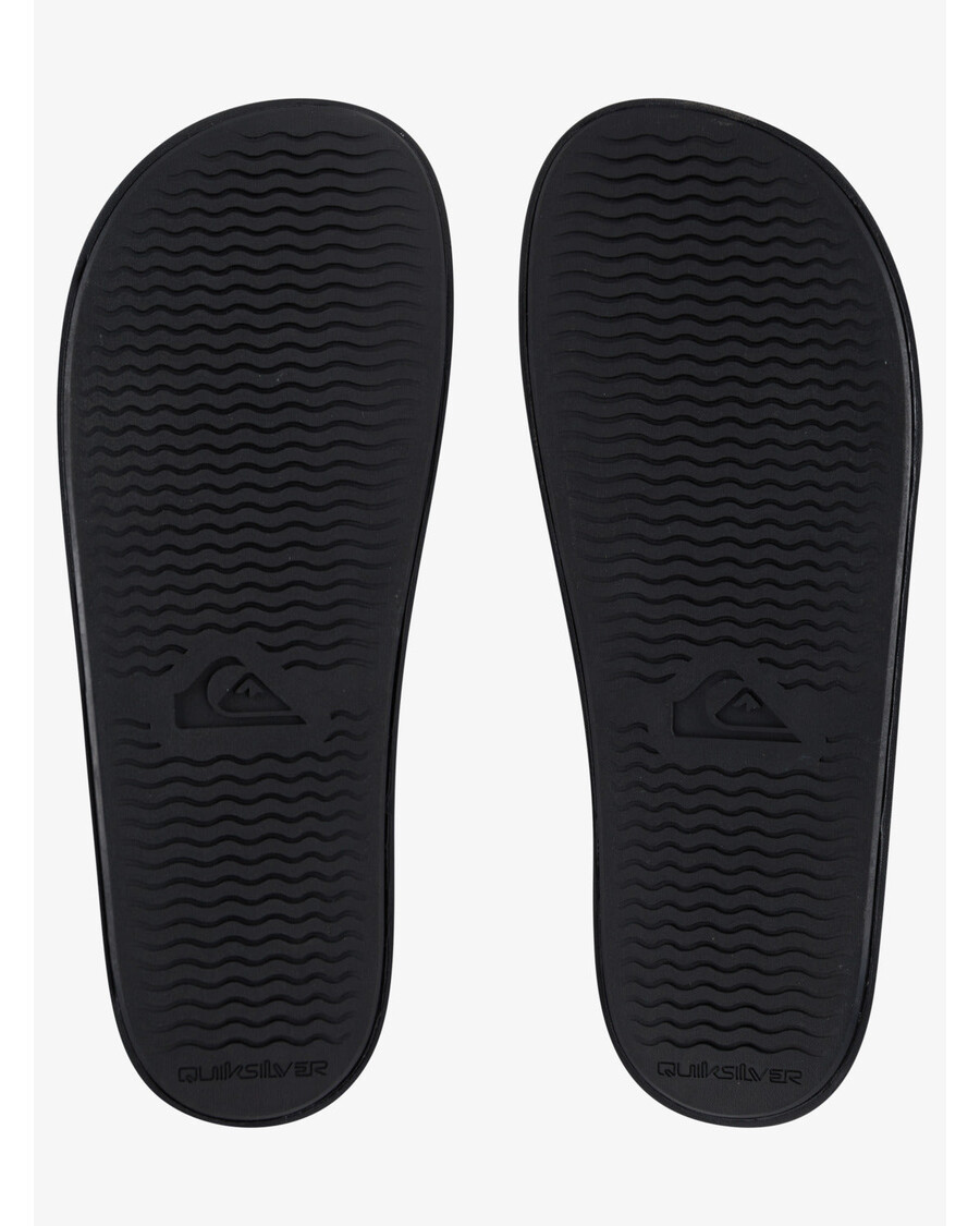Slides Ajustáveis quiksilver Rivi - Preto/cinza/preto
