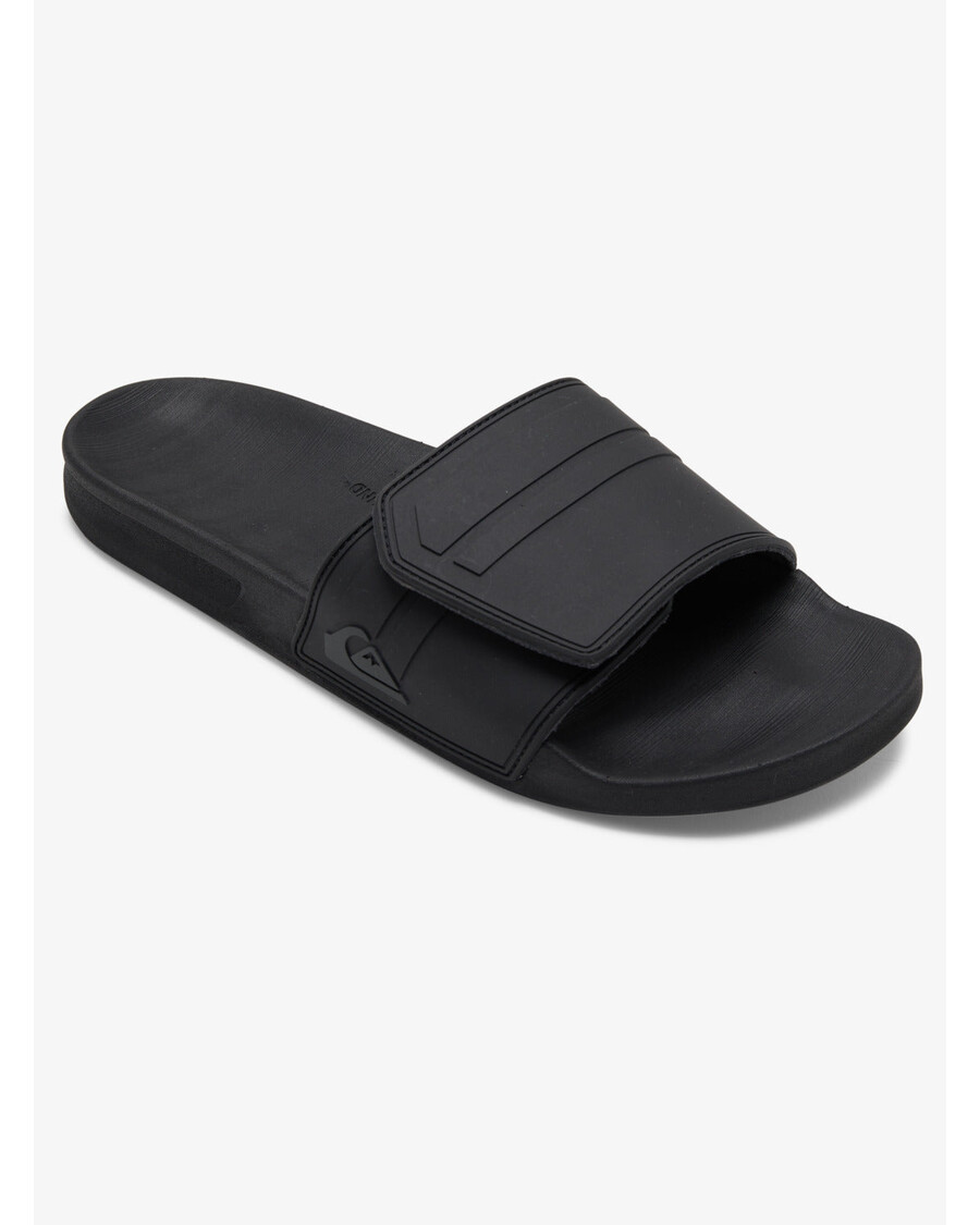 Quik Silver Rivi Adjustable Slides - Black/Grey/Black