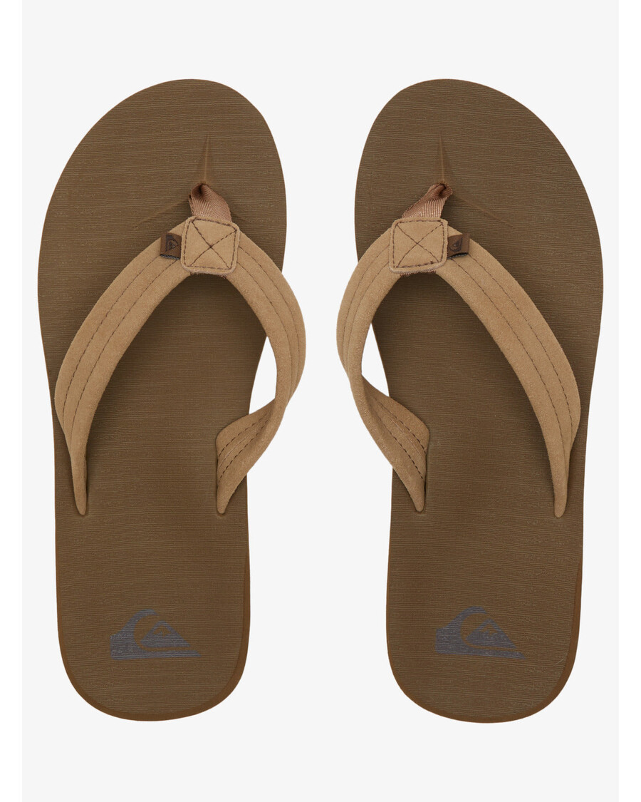 Quiksilver Carver Mokkanahkasandaalit - Rusketus 1