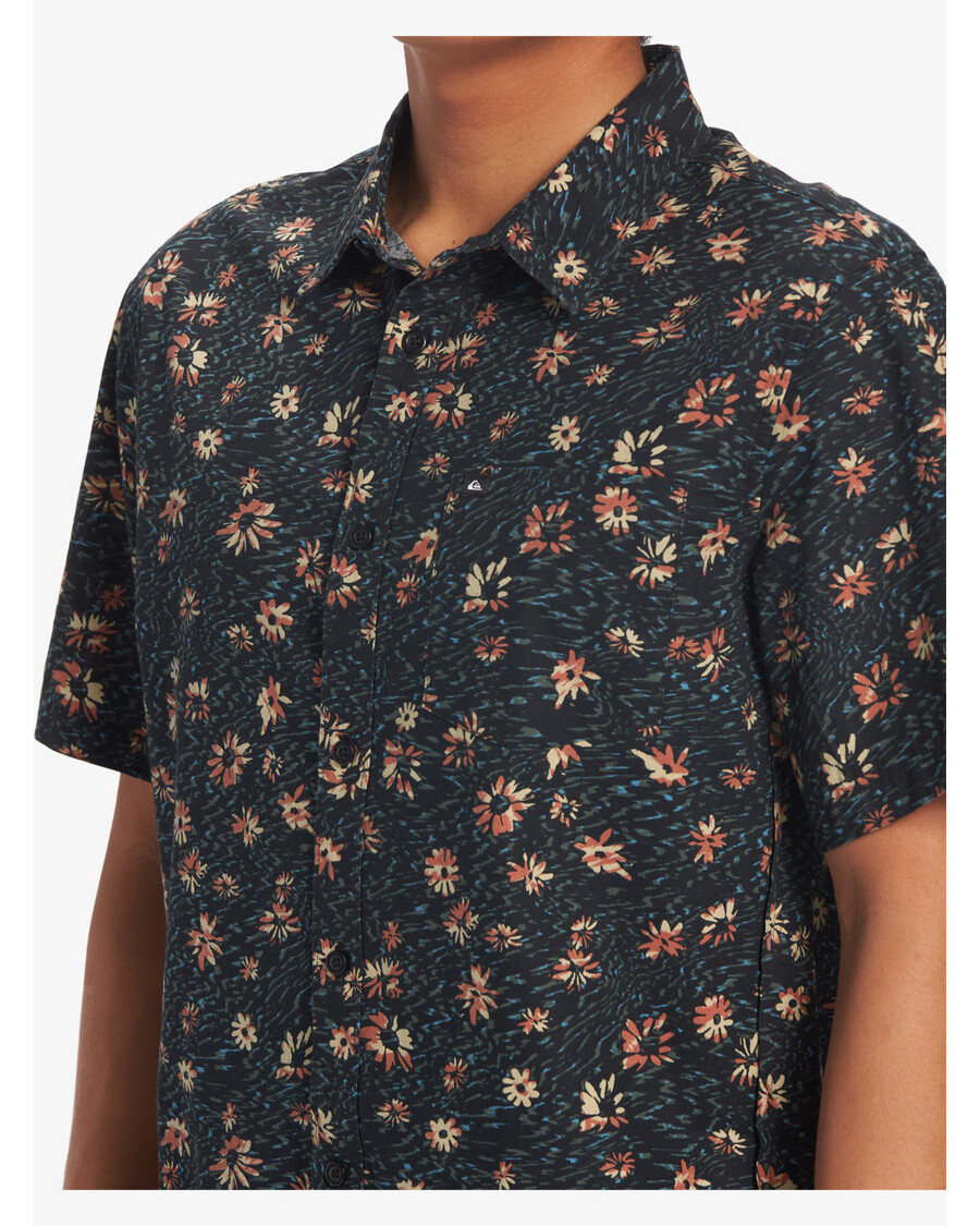 Quik Silver Future Hippie Košeľa S Krátkym Rukávom - čierna Future Hippie