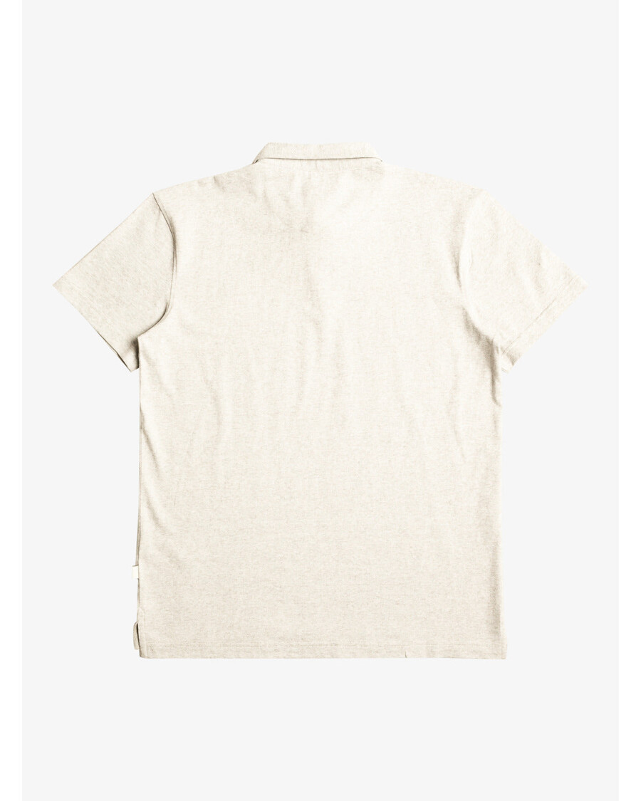 Quik Silver Sunset Cruise Short Sleeve Polo Shirt - Light Grey Heather