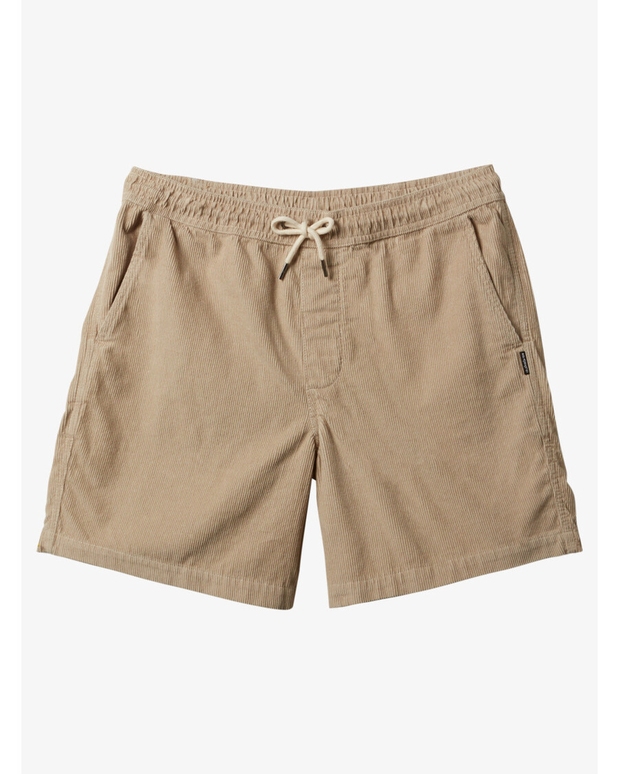 Quiksilver Taxer Manšestrové šortky - Plaza Taupe