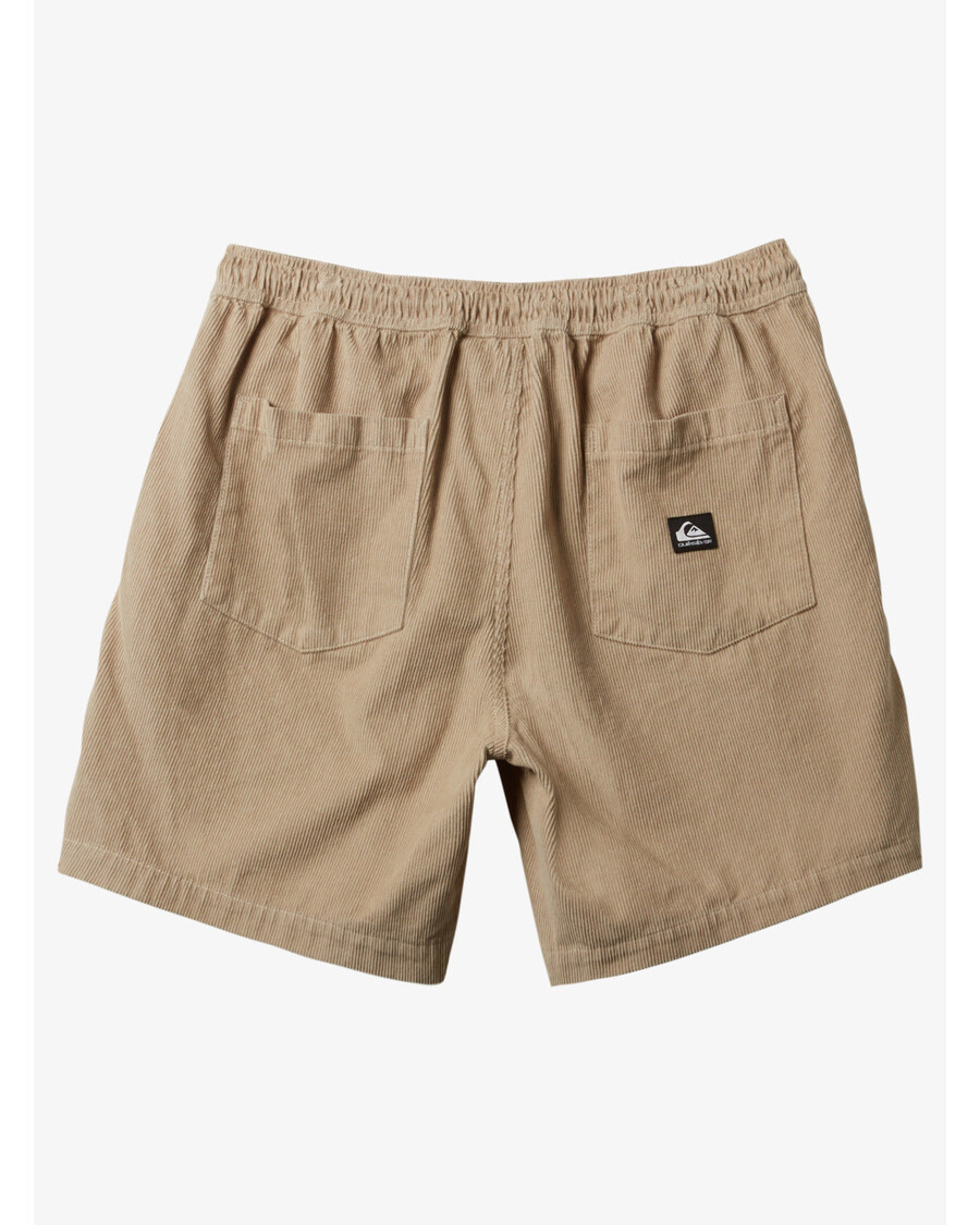 Quiksilver Taxer Manšestrové šortky - Plaza Taupe