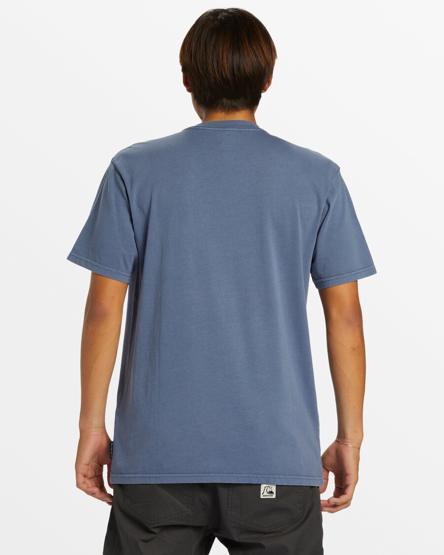 Quik Silver Salt Water Pocket Tee T-Shirt - Crown Blue