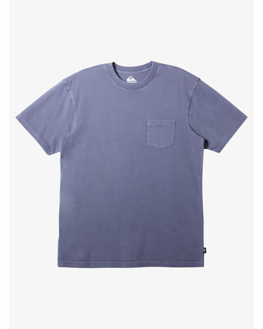 Quik Silver Salt Water Pocket Tee T-Shirt - Crown Blue