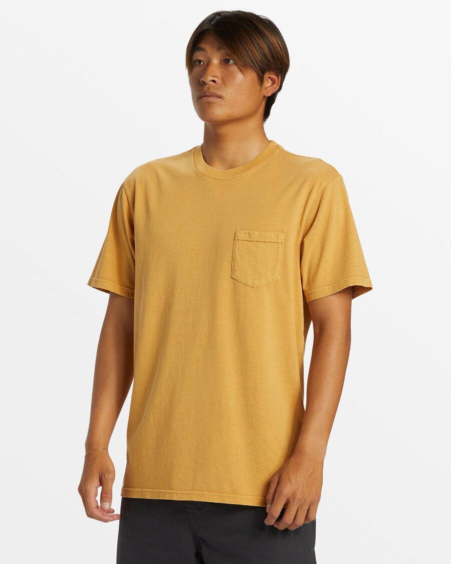 Quiksilver Suolavesi Tasku T-paita - Sinappi