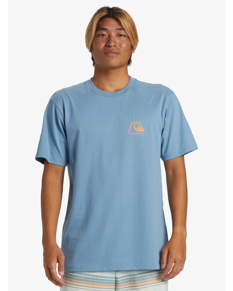 Quik Silver το αυθεντικό Boardshort T-shirt - μπλε σκιά