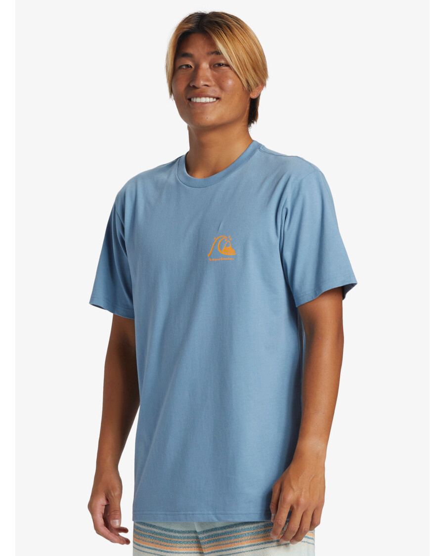 Quik Silver το αυθεντικό Boardshort T-shirt - μπλε σκιά