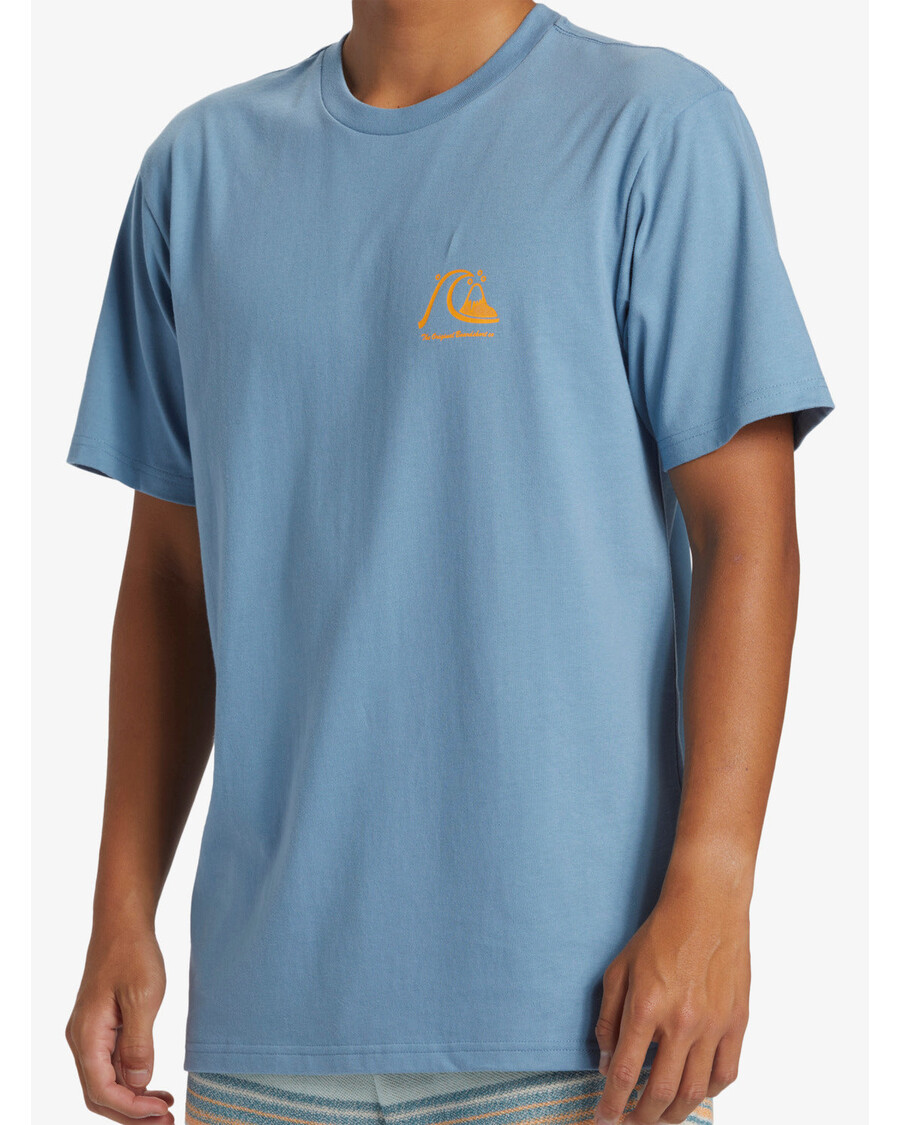 Quik Silver το αυθεντικό Boardshort T-shirt - μπλε σκιά