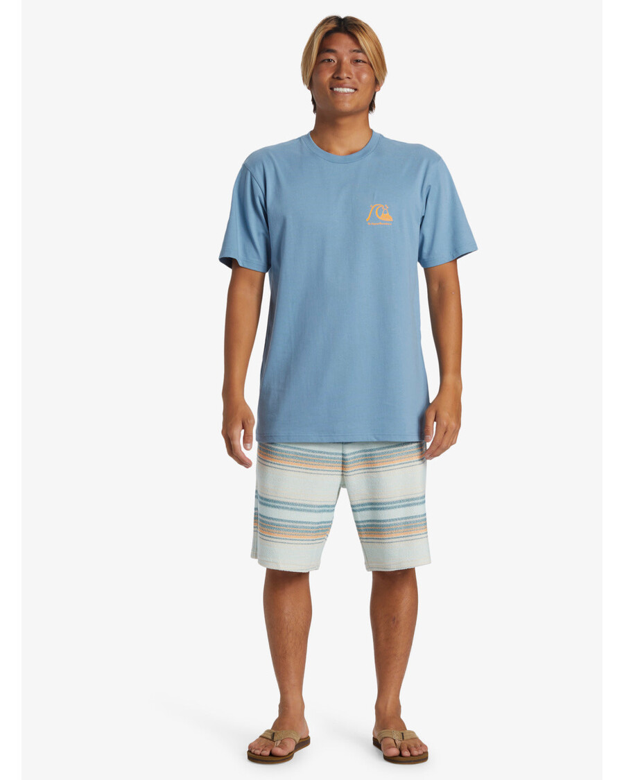Quik Silver το αυθεντικό Boardshort T-shirt - μπλε σκιά