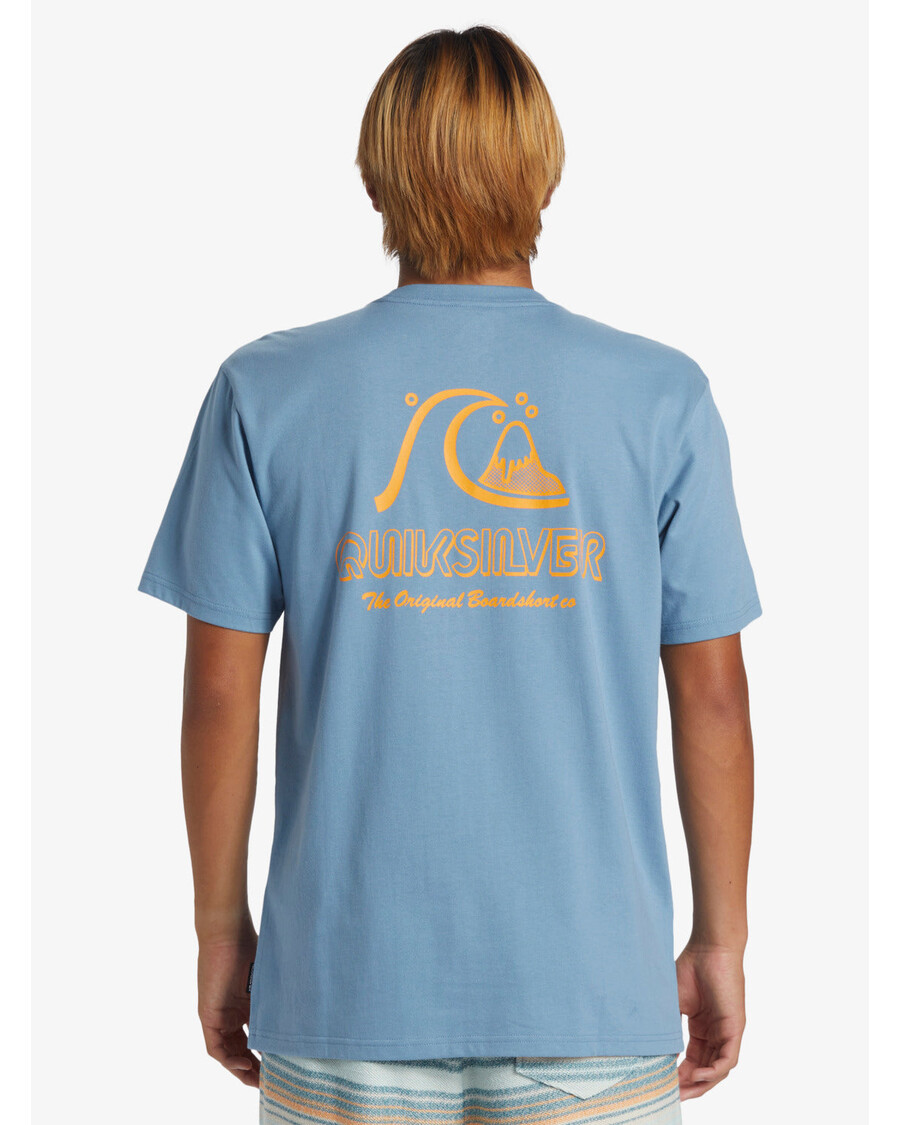 Quik Silver το αυθεντικό Boardshort T-shirt - μπλε σκιά