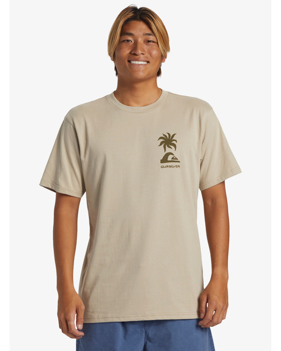 Quik Silver Tropical Breeze T-Shirt - Plaza Taupe